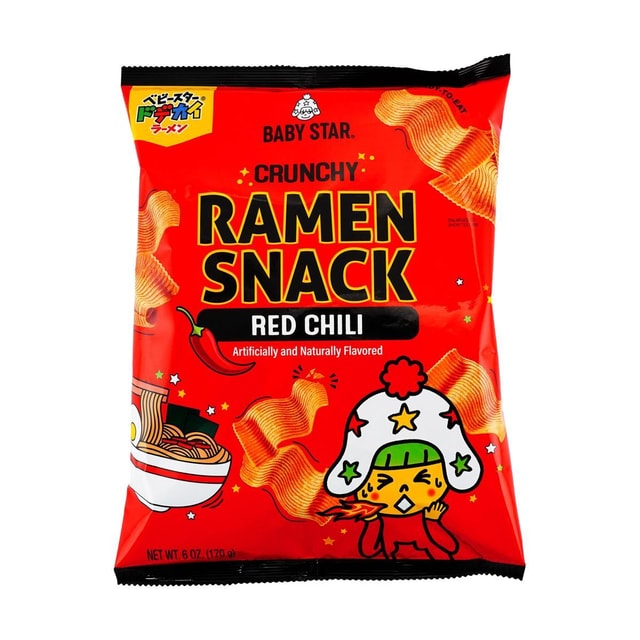 BABYSTAR Snack Wide Ramen Spicy Big Pack 165g