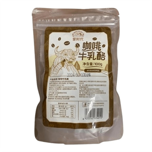 Coffee beef cheese freeze-dried coffee snack Non-refreshing Beef milk cake non-cheese cheese 100g/ bag