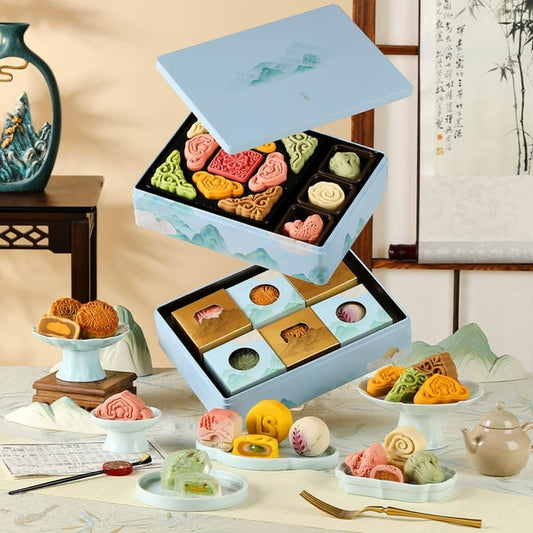 Beautiful Land Fragrant Moon Gift Mooncake Gift Box,28.74 oz
